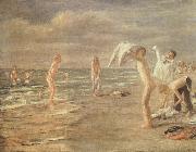 Max Liebermann Boys Bathing oil painting